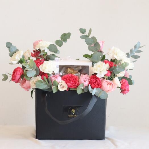 Chocolate leather box