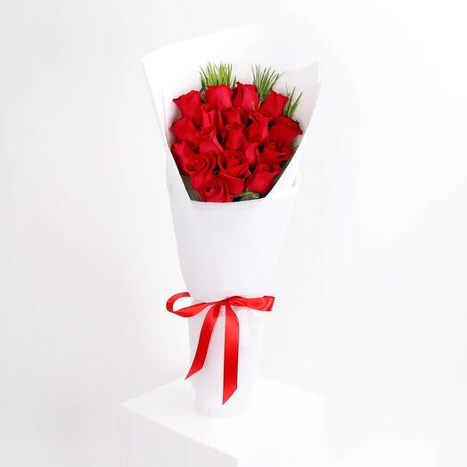 21 Red Roses Bouquet