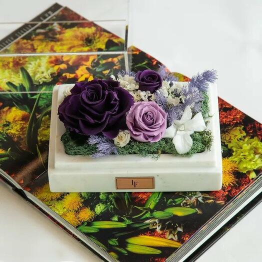 Marble Infinity Garden Purple