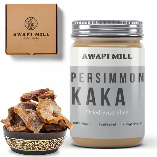 AWAFI MILL Dried Kaka Fruit | Sharon Kaki - Bottle of 100 Gram