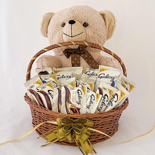 Chocolates with Teddy Bear