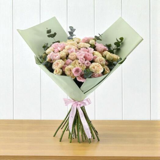 Букет Элегантность садовой розы