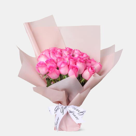 Pink Roses Medium Bouquet