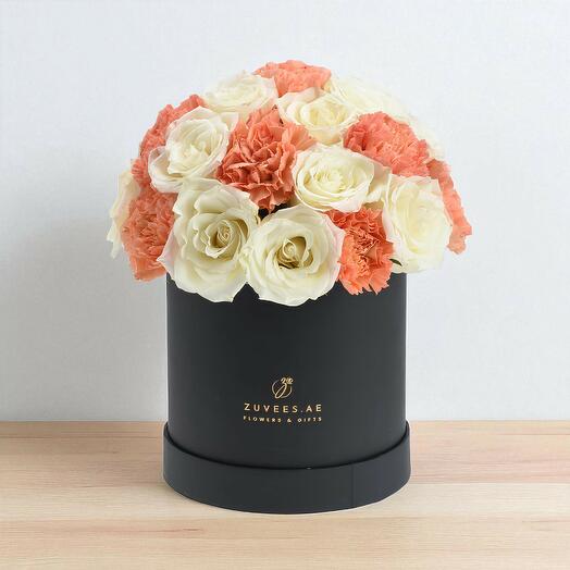 Sahar Blossoms In Black Bloom Box