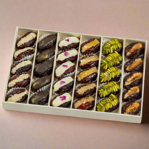 Pure Indulgence Collection Stuffed Dates Large Box 30pcs