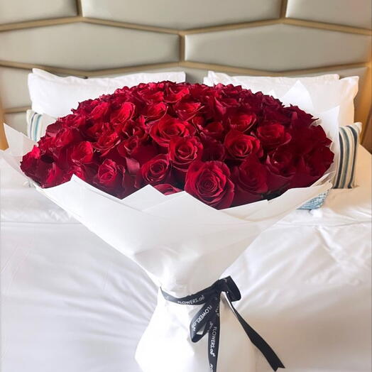 50 Red Rose  Luxury Bouquet