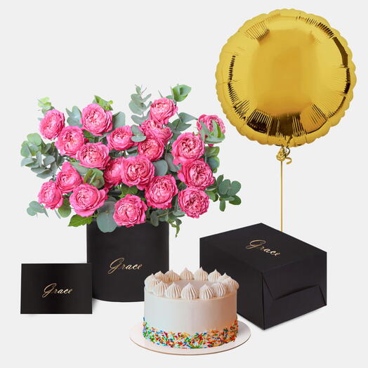 Набор Julieta Peach в коробке с тортом Funfetti