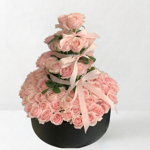 Love knot_ Valentine Soft Pink Luxury Arrangement