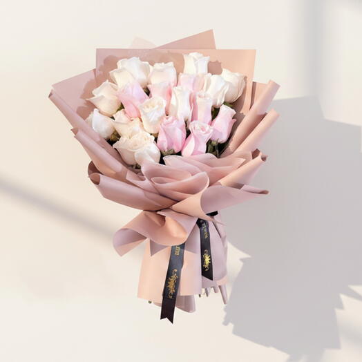 20 Blush Pink Roses Gift Arrangement