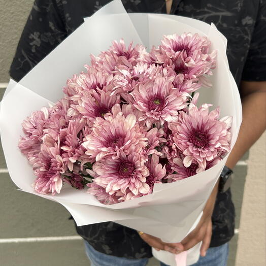Chrysanthemum Pink Flower Bouquet