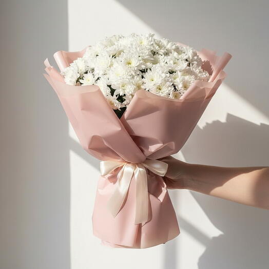 Elegant White Charm Chrysanthemum