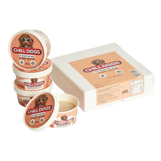 Chill Dogs Starry Salmon Box 4 Cups x 130ml