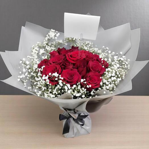 Red rose bouquet