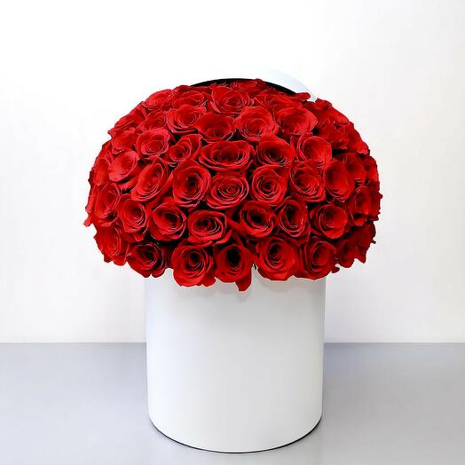 Luxury 66 Red Rose Box