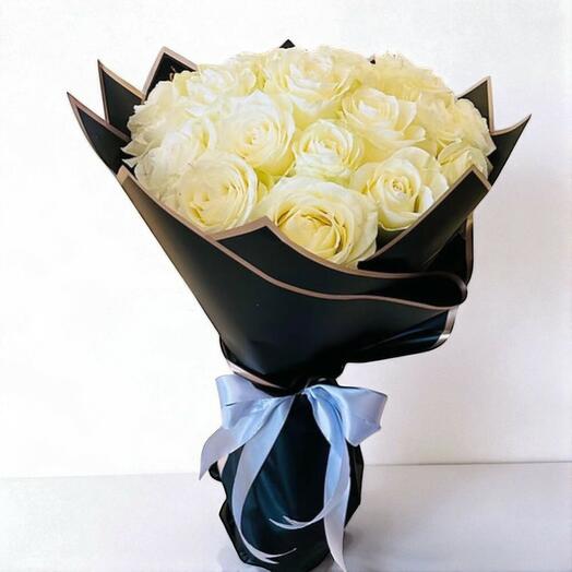Букет из 20 белых роз