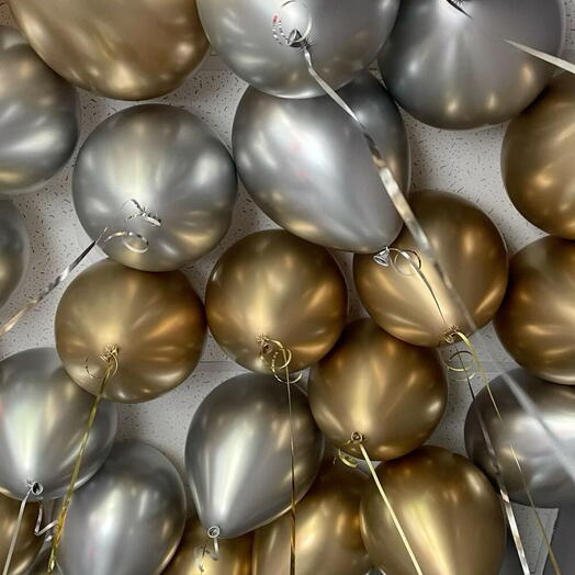 Chrome balls for the ceiling for mom