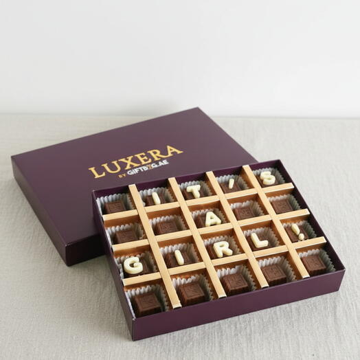 It s A Girl Chocolate 20pcs By LUXERA