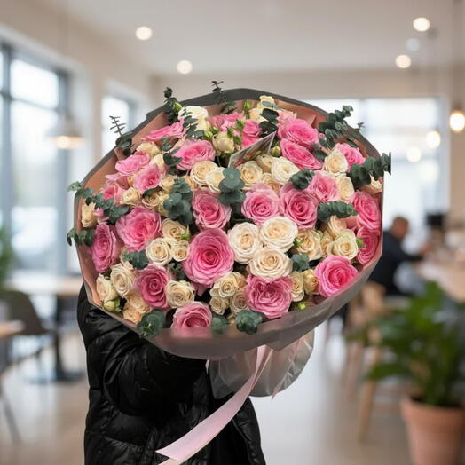 Pink   Peach Rose Medley