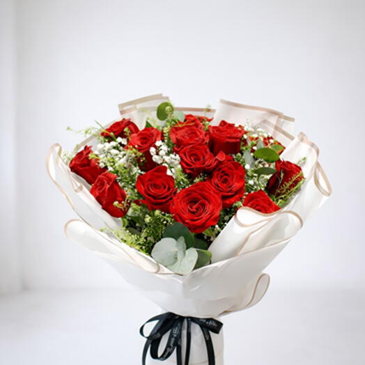 Classic Red Rose Bouquet