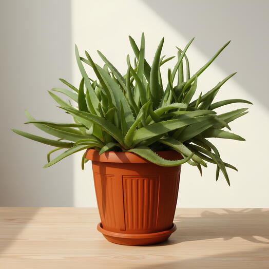 Алоэ вера в горшке