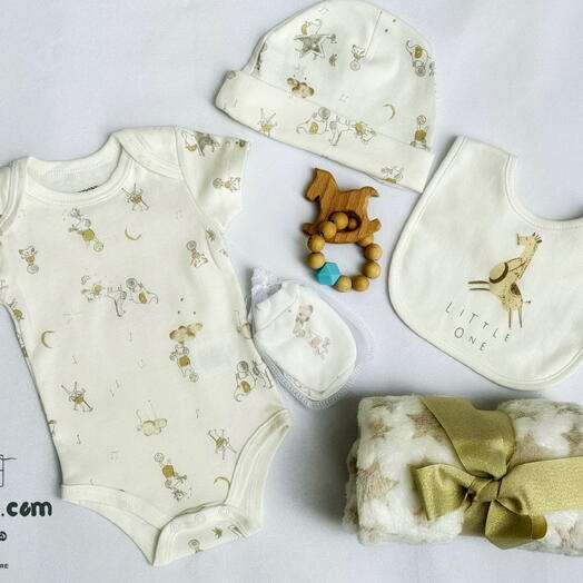 Bienvenue bébé – Coffret cadeau de luxe pour nouveau-né