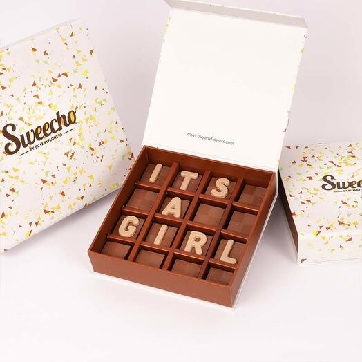 Its a Girl Chocolates By Sweecho