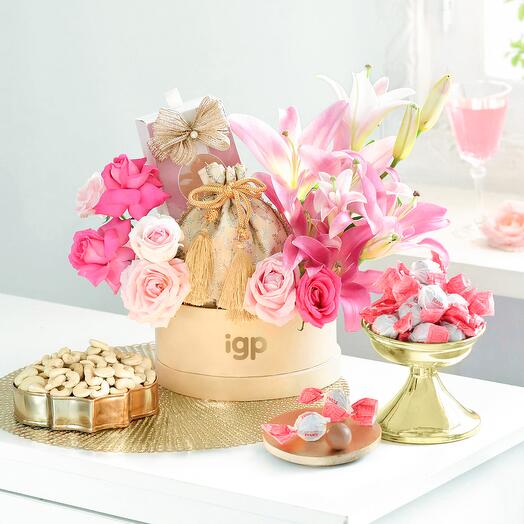 Подарочная коробка ореховых лакомств