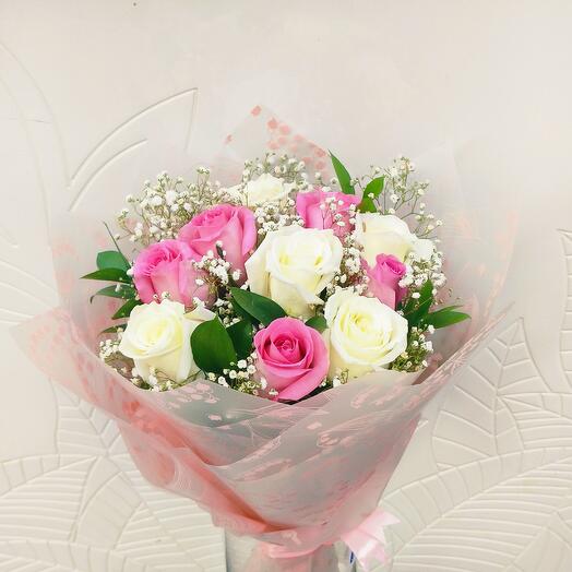 Прекрасный розовый и белый