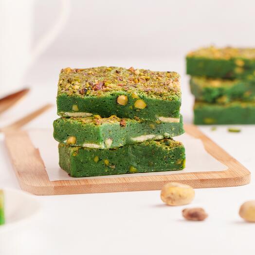 Boîte de 6 brownies fondants à la pistache