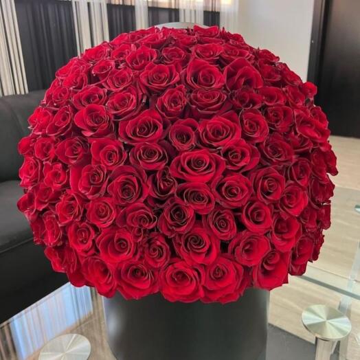 Бесконечное желание - 201 роза в коробке