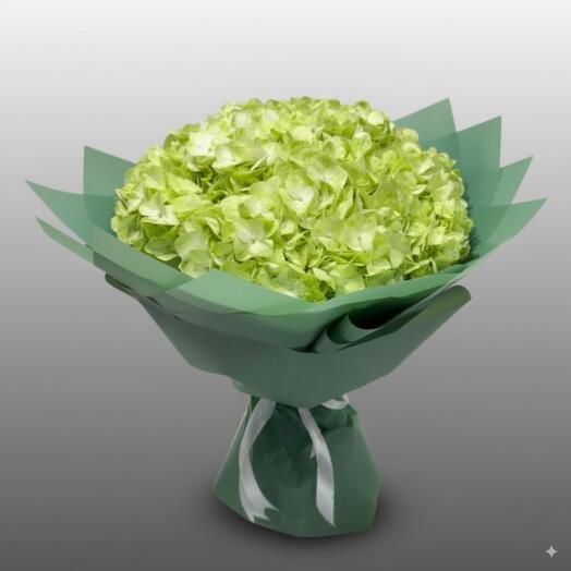 Green Hydrangea Bouquet