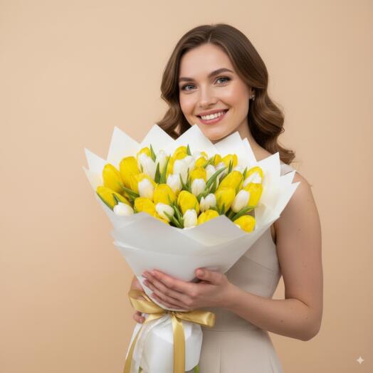 Golden Smile Bouquet