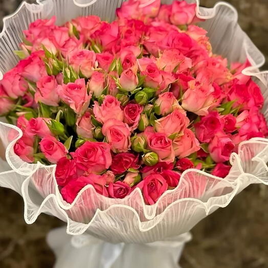 Розовые цветы