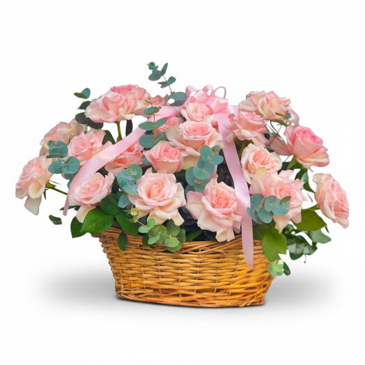 Rose Elegance Basket