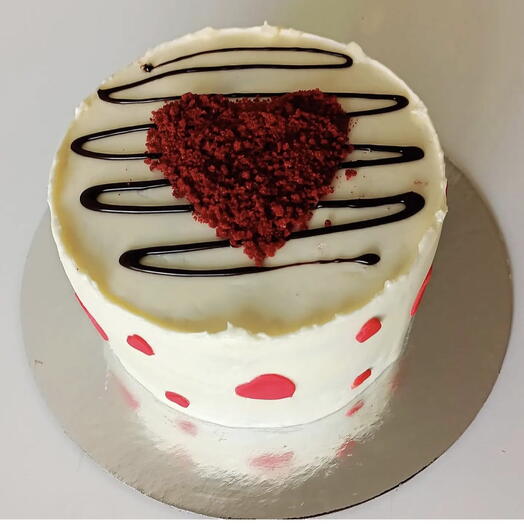 Valentines Heart cake