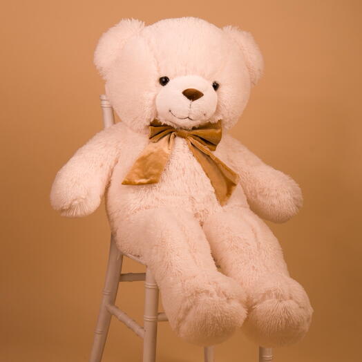 Белый мишка Тедди