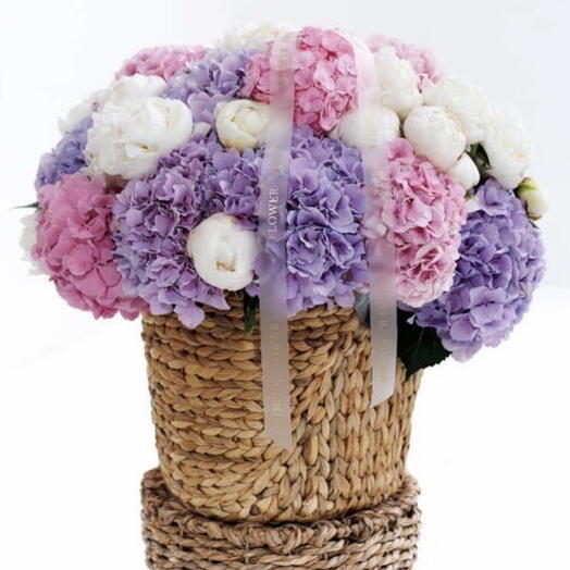 Pastel Poetry Basket