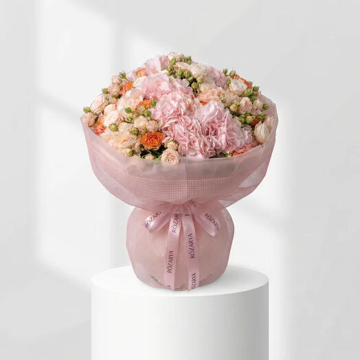 Peach Sorbet Cloud: The Carnation   Sunset Rose Luxe