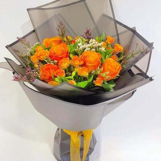 Оранжевый букет