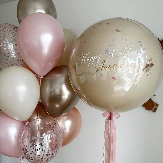 This wedding is good Helium Balloon Set