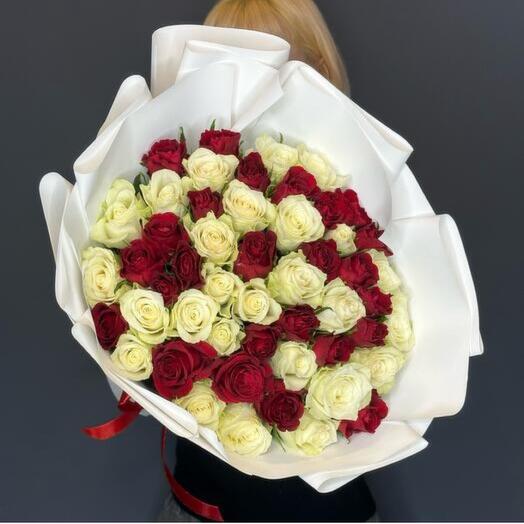 Букет смешанных роз