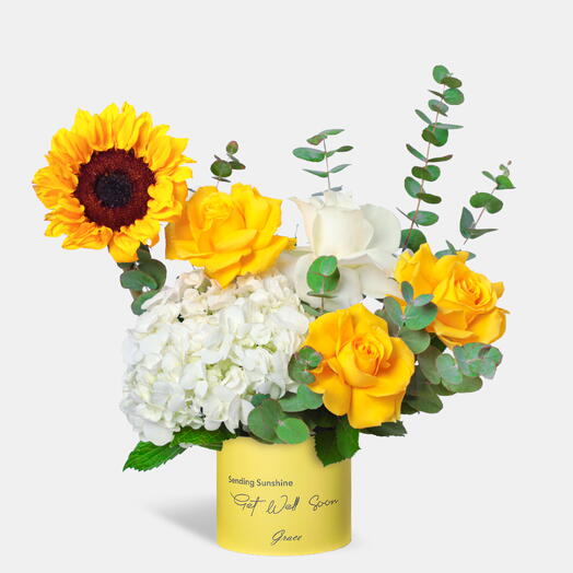Get well Soon Sunshine Tribute in Small Box