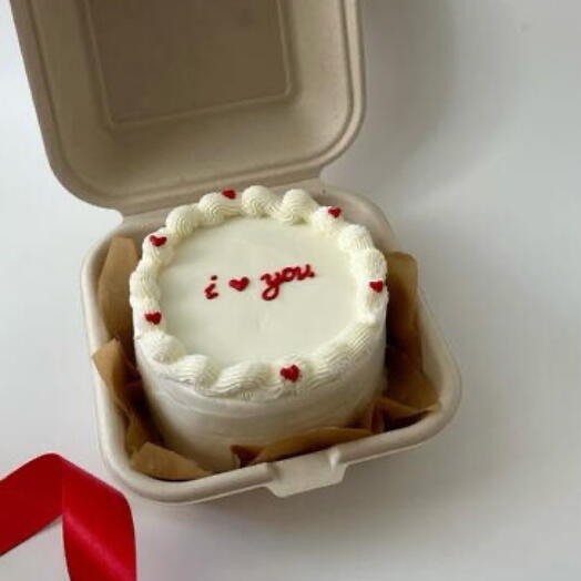 Премиальный уникальный бенто-торт Я люблю тебя