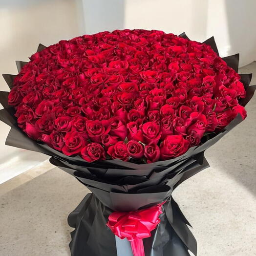 101 Luxury Roses Bouquet with Letter