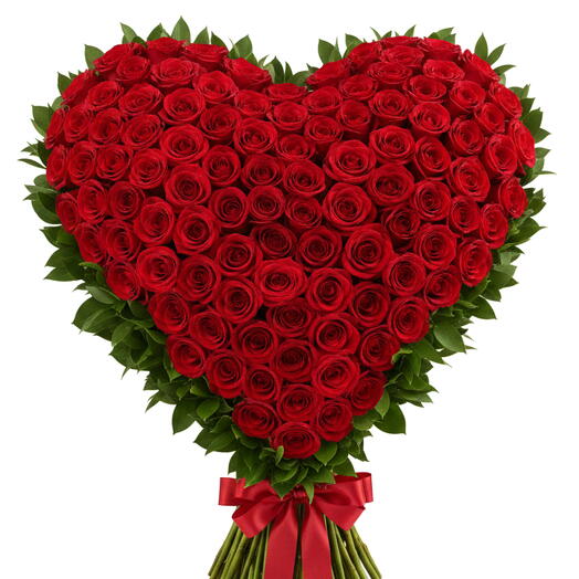 Heart of Passion – 101 Red Roses