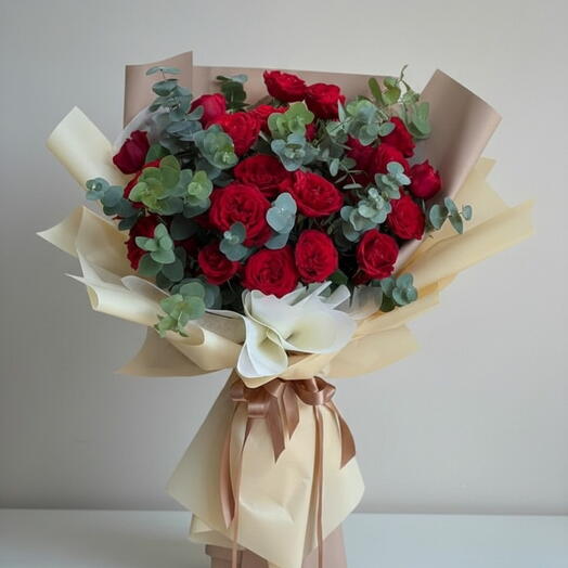 Bouquet de roses éternelles