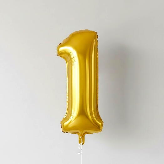 Фольгированная цифра