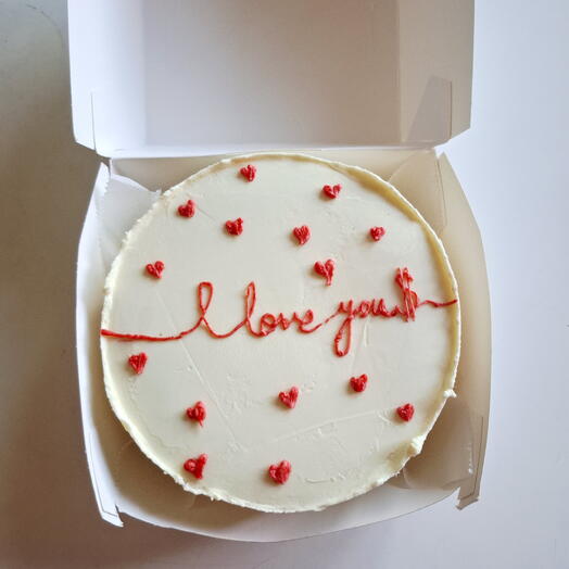 Торт-бенто «Я люблю тебя»