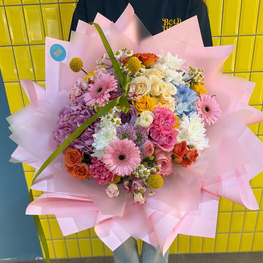 Pink giant bouquet