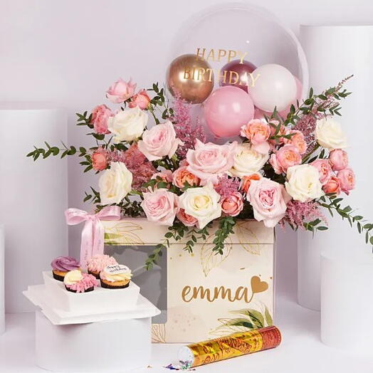 Blushing Birthday Bloom Box